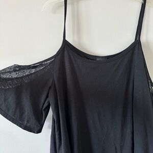 Torrid Cold Shoulder Layered Blouse